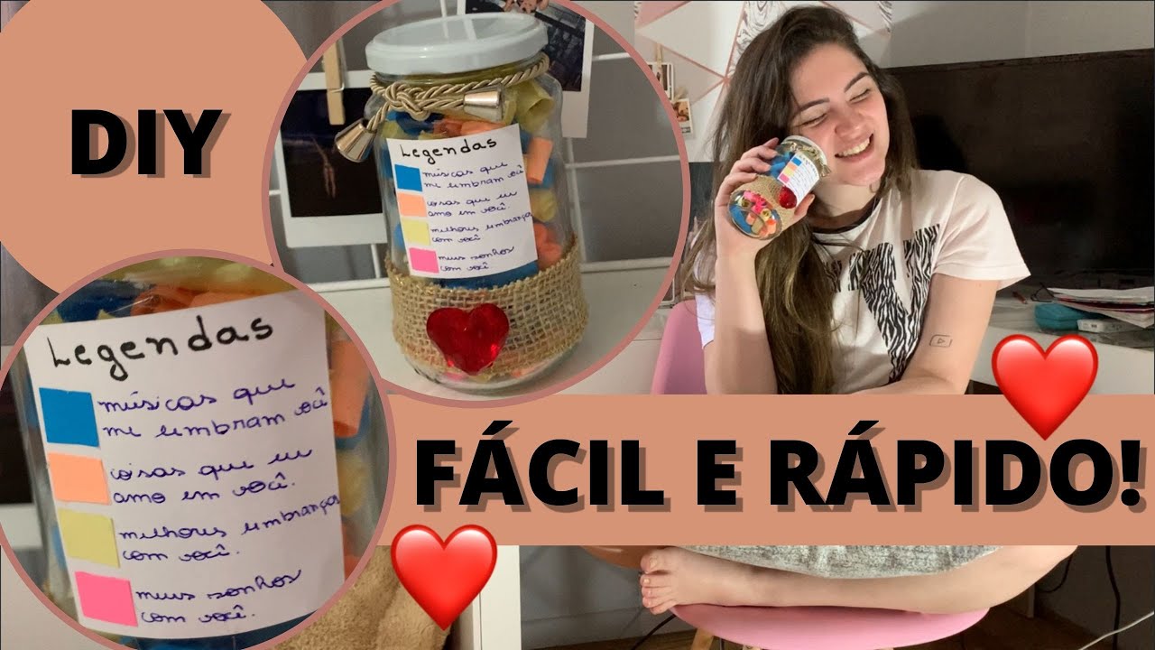 DIY-  Criando seu próprio potinho do amor | Taynara Sanches