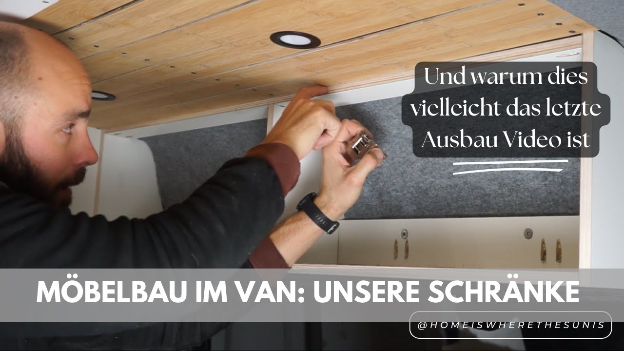 M&ouml;belbau im Van: Unsere Schr&auml;nke