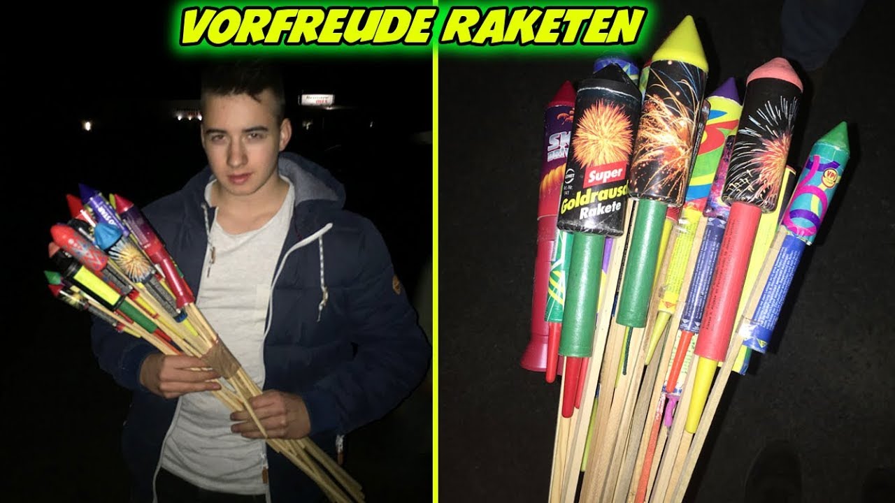 Sehr alte SCHÜTTRAKETEN am Abend ballern | Vorfreude Stimmung !
