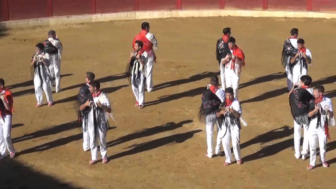EL BAILE DE LA GAITA EN CERVERA DEL RIO ALHAMA (LA RIOJA) 25- 07- 2016.