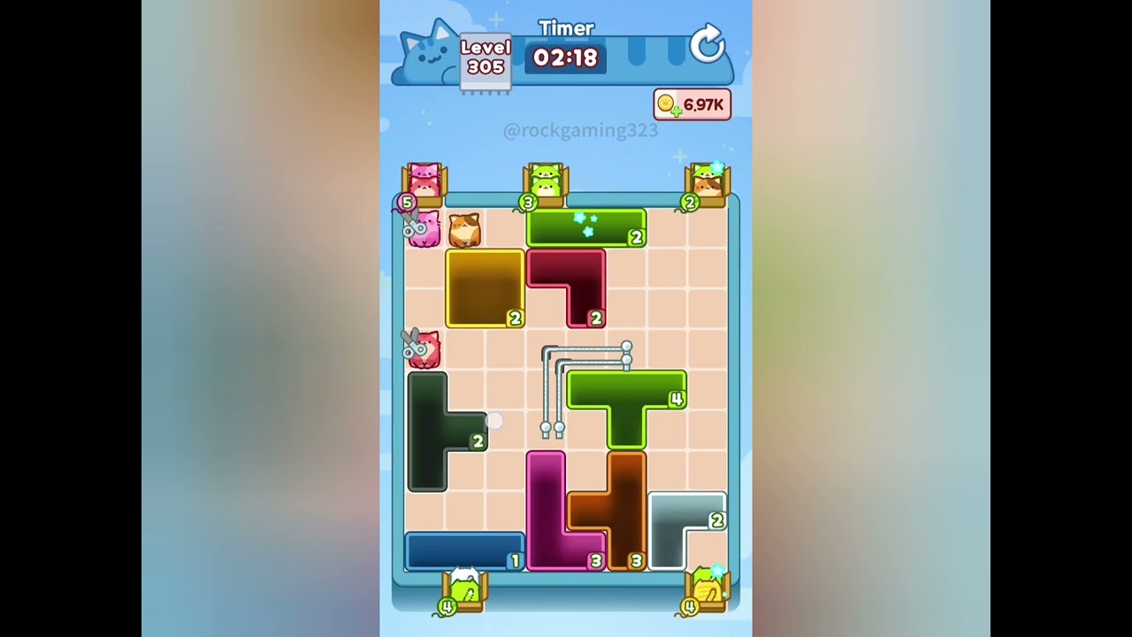 Drop the Cat! Level 305 Walkthrough