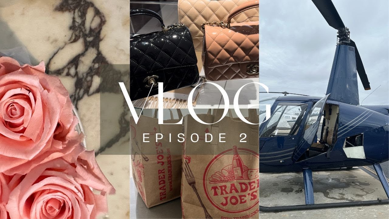 ATL VLOG: CHANEL UNBOXING+ Flying helicopters+Night out+ ROOM and DECOR update+ TRADER JOES haul