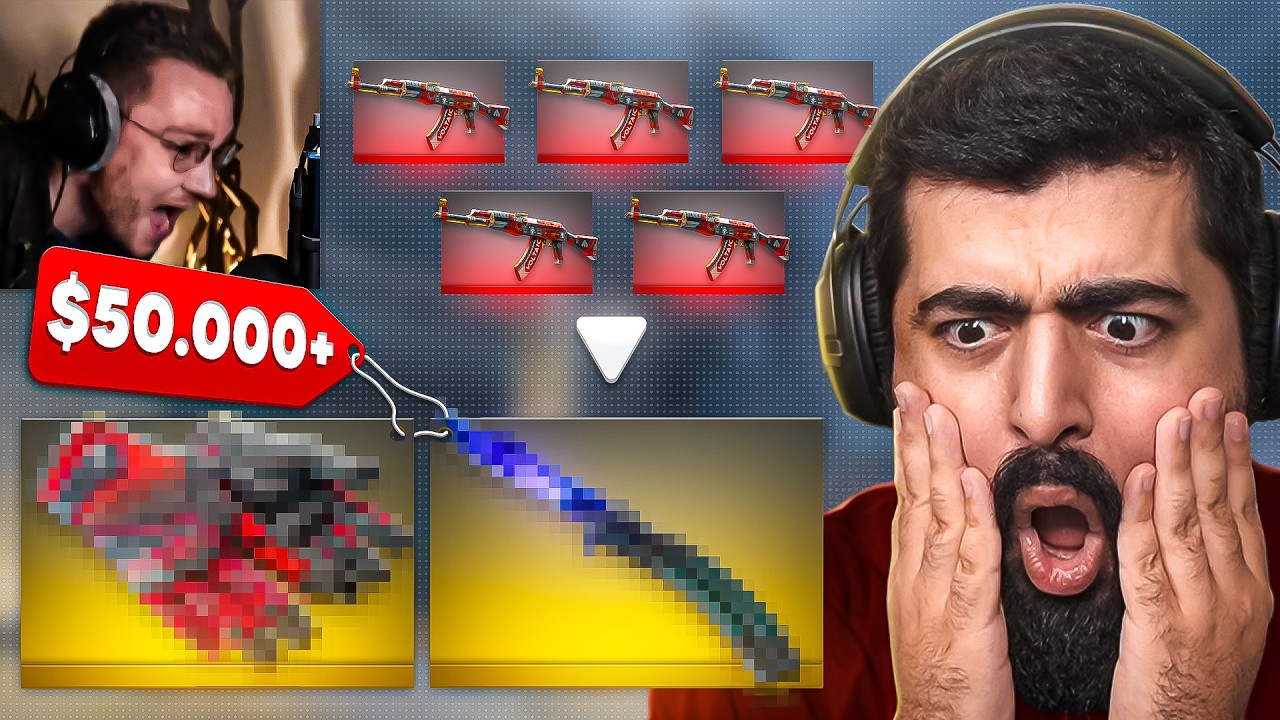 THE LUCKIEST TRADEUPS WE'VE EVER DONE WITH ohnePixel ($50,000+)