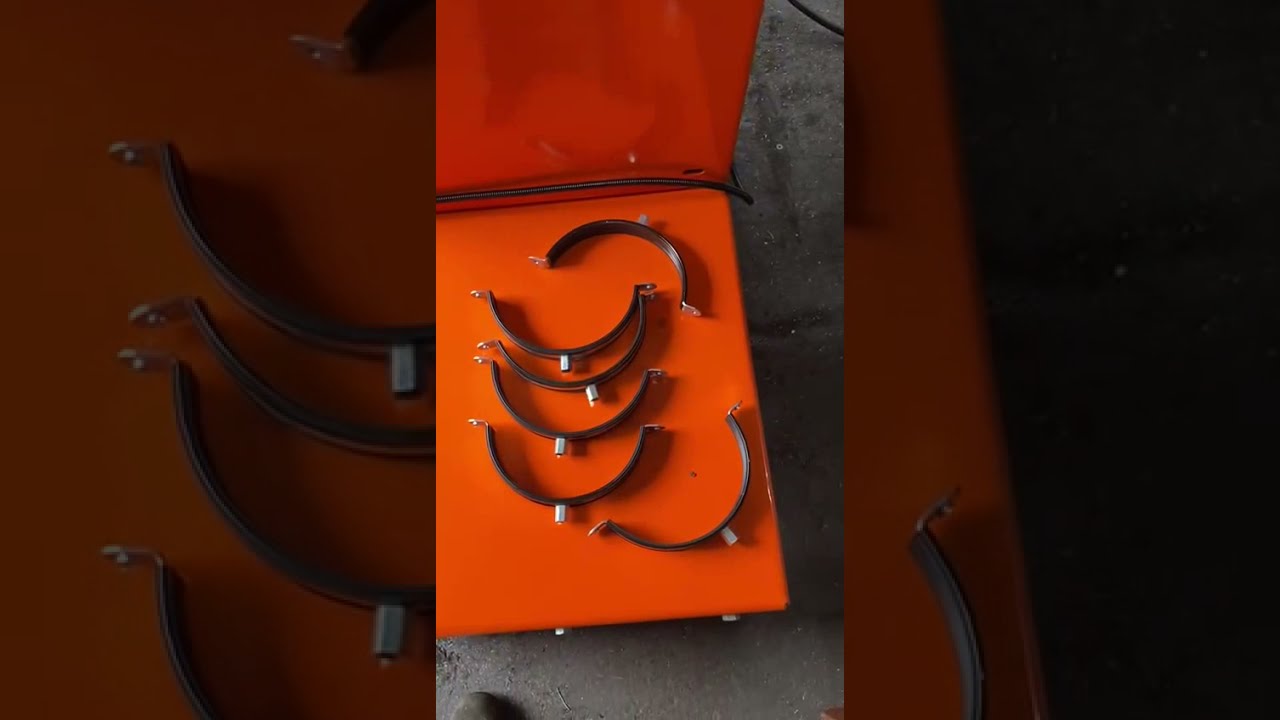 #сантехническийхомут #pipeclamp #doğalgazkelepçe #хомут Rubber  Assembly Machine to Pipe Clamp