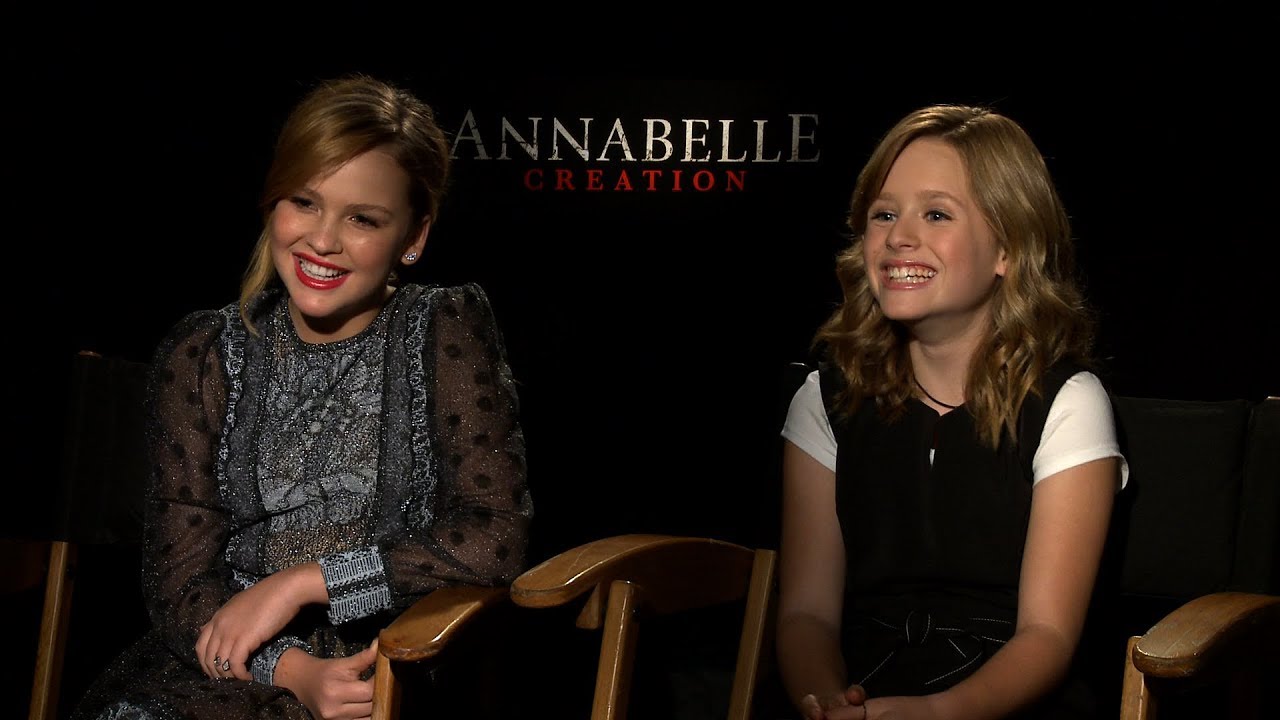 Interview with Talitha Bateman and Lulu Wilson for Annabelle: Creation