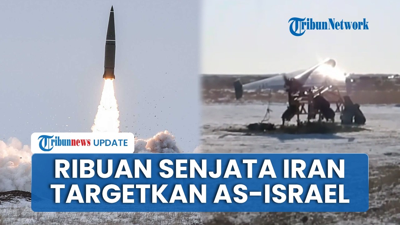 Baru Seminggu Perang, Iran Luncurkan 2.000 Drone dan 600 Rudal ke Israel dan Target Militer AS
