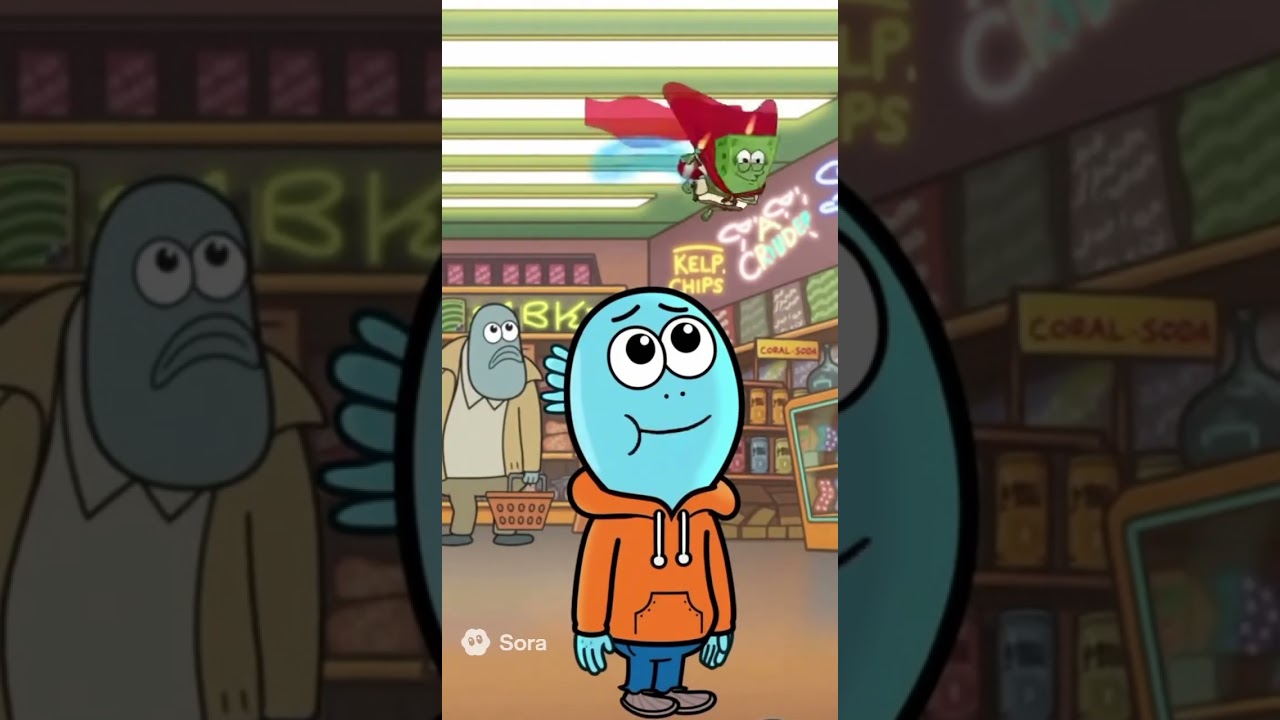 SpongeBong HempPants спасает положение #spongebonghemppants #sora2 #spongebob #ai #spongebobsquar...