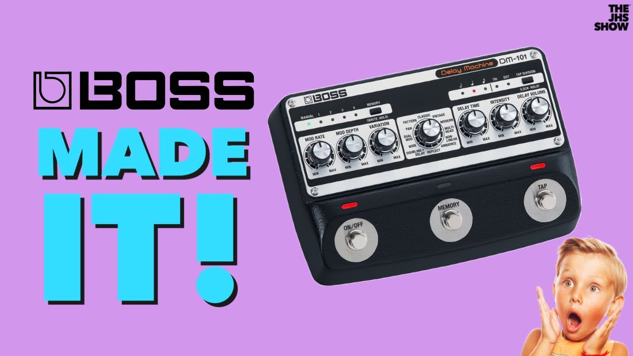 BOSS создала лучший в мире аналоговый дилей! (Delay Machine DM-101)