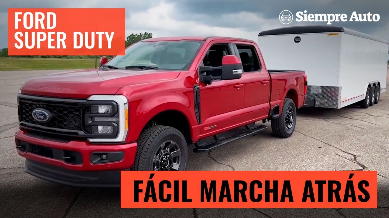 Ford Super Duty: Así funciona el Pro Trailer Backup Assist para manejar un remolque marcha