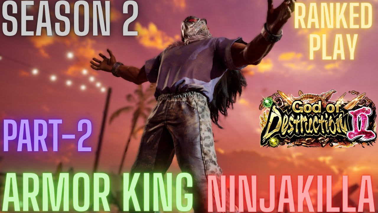 Tekken 8 | NinjaKilla (Armor King) GOD 2 Part-2 Ranked Play