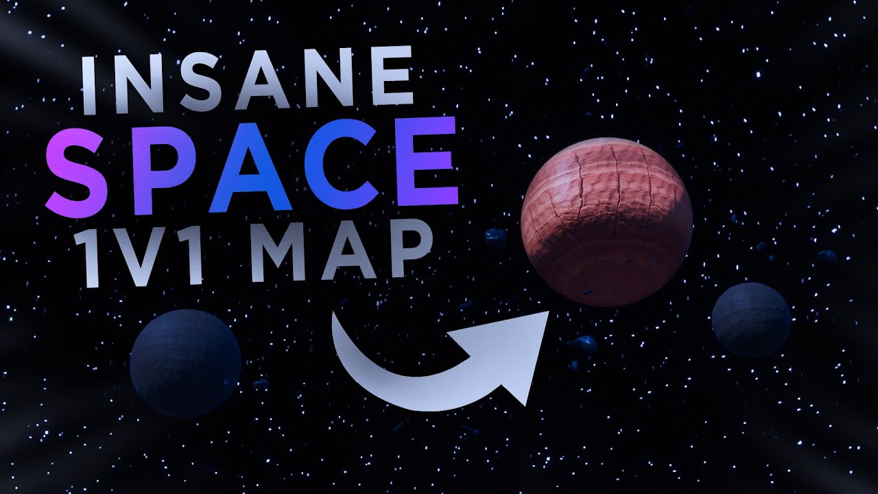 The BEST *SPACE* 1V1 MAP you'll EVER SEE...