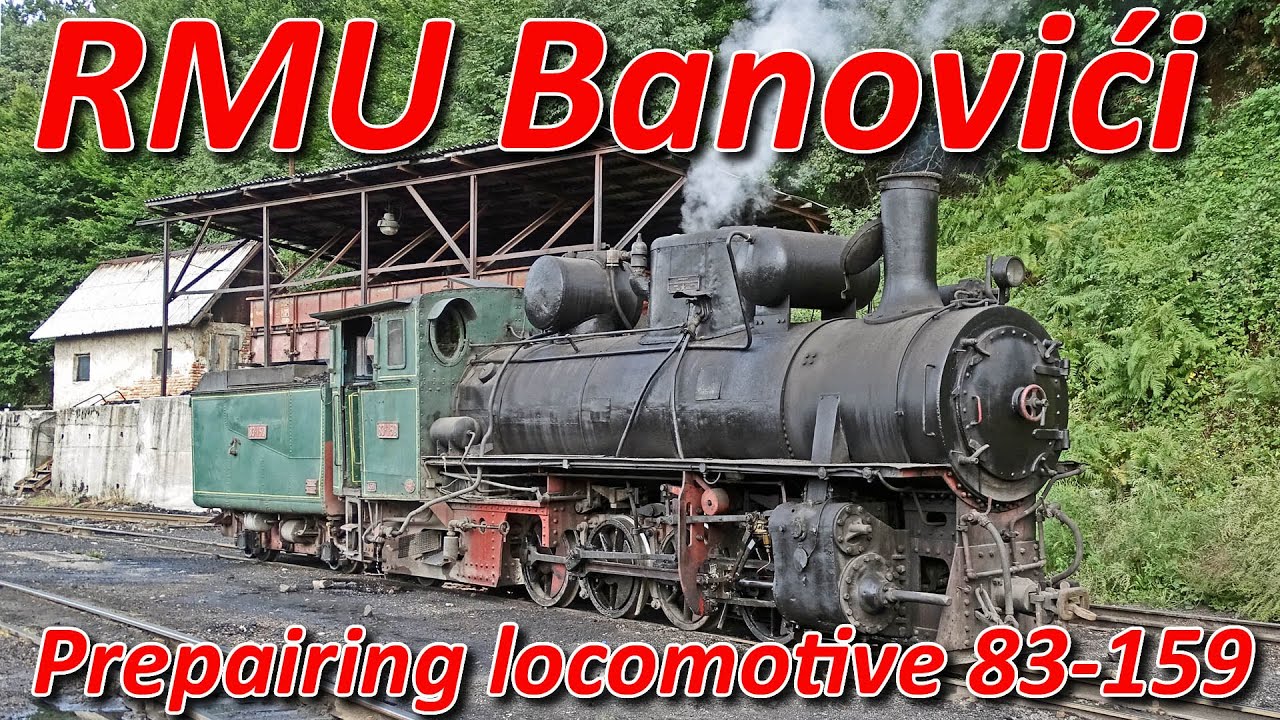 BANOVICI - Prepairing the steam locomotive