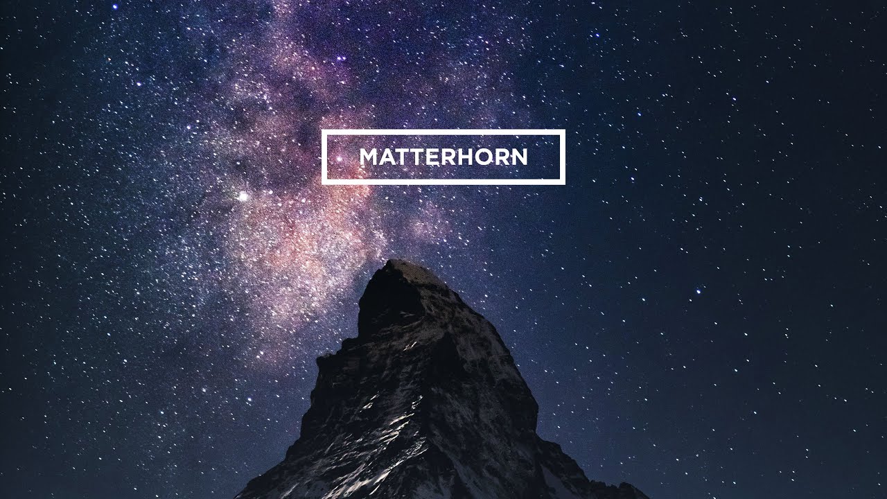 THE Matterhorn - Night Timelapse 4K - Zermatt Switzerland
