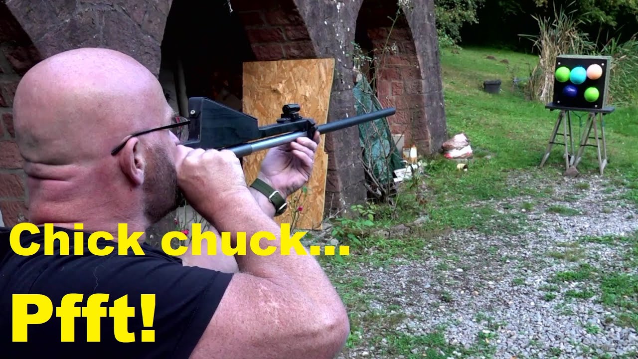 A... Tactical Pump Action Laser Blowgun?