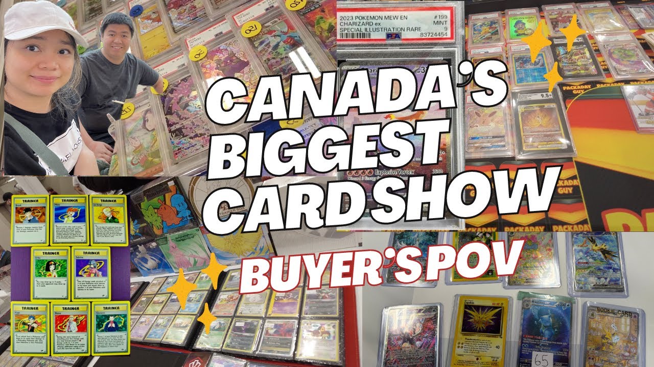 Our First Pokemon Card Show and biggest in Canada! (BUYER POV) - Vancouver, Canada