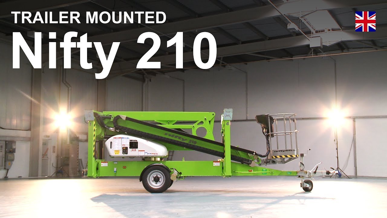 Nifty 210 Product Video | Trailer Mounted Cherry Picker from Niftylift