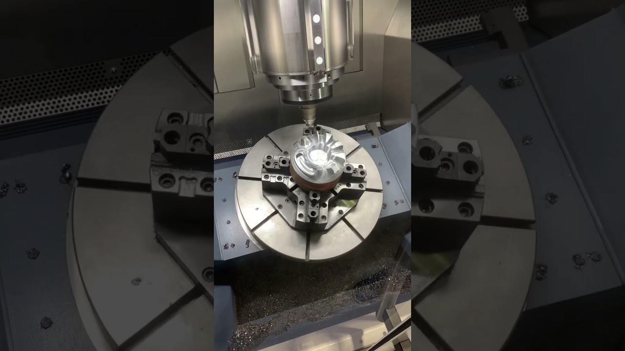 Fusion360 Swarf Toolpath.🤓  #cnc #maker #automation #shorts #3dprinting #new #haas #howto