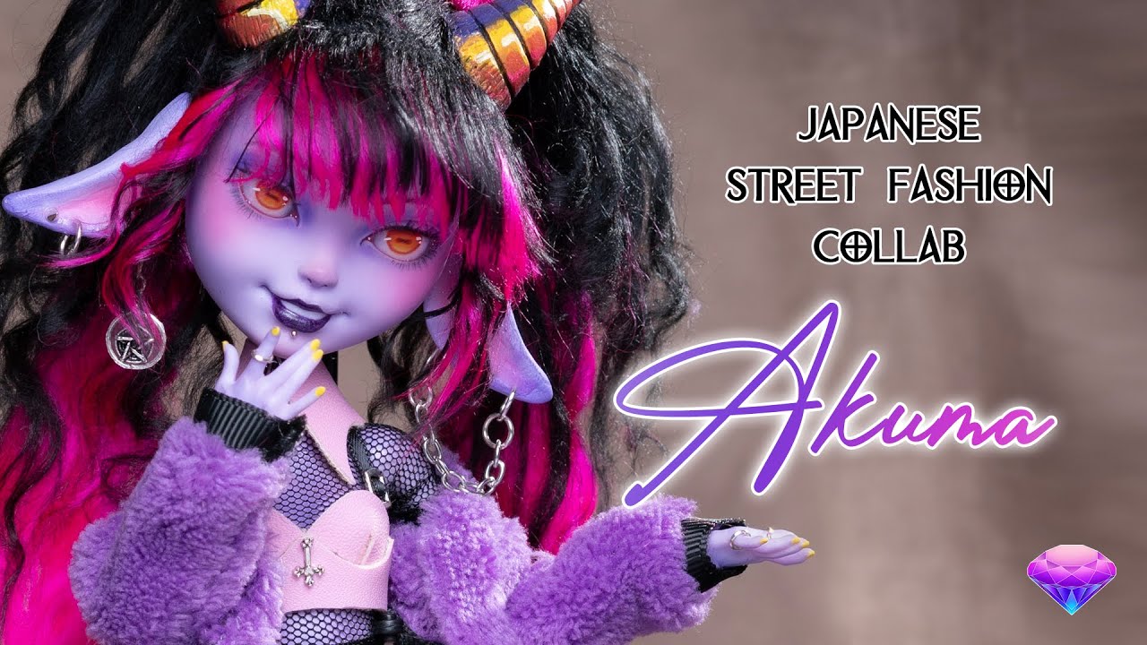 Akuma - Japanese Street Fashion Collaboration Doll Repaint
