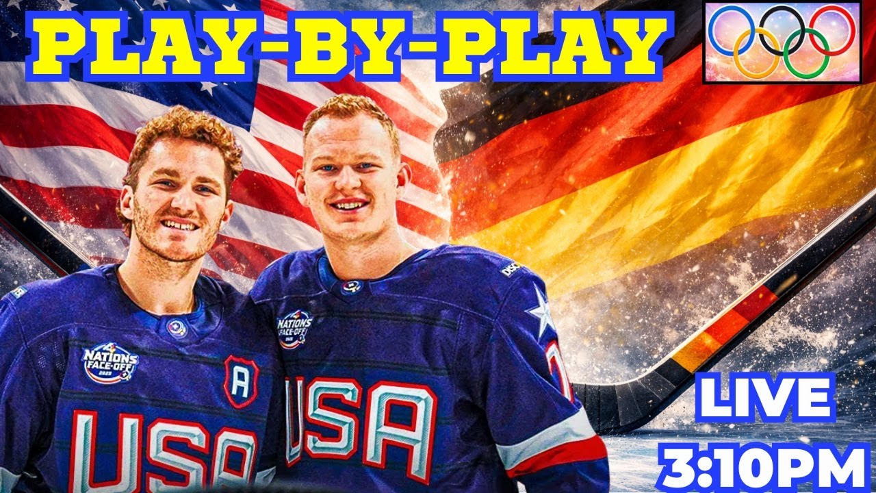🇺🇸 USA vs 🇩🇪 GERMANY LIVE! | Olympic Hockey 2026 | Play-by-Play