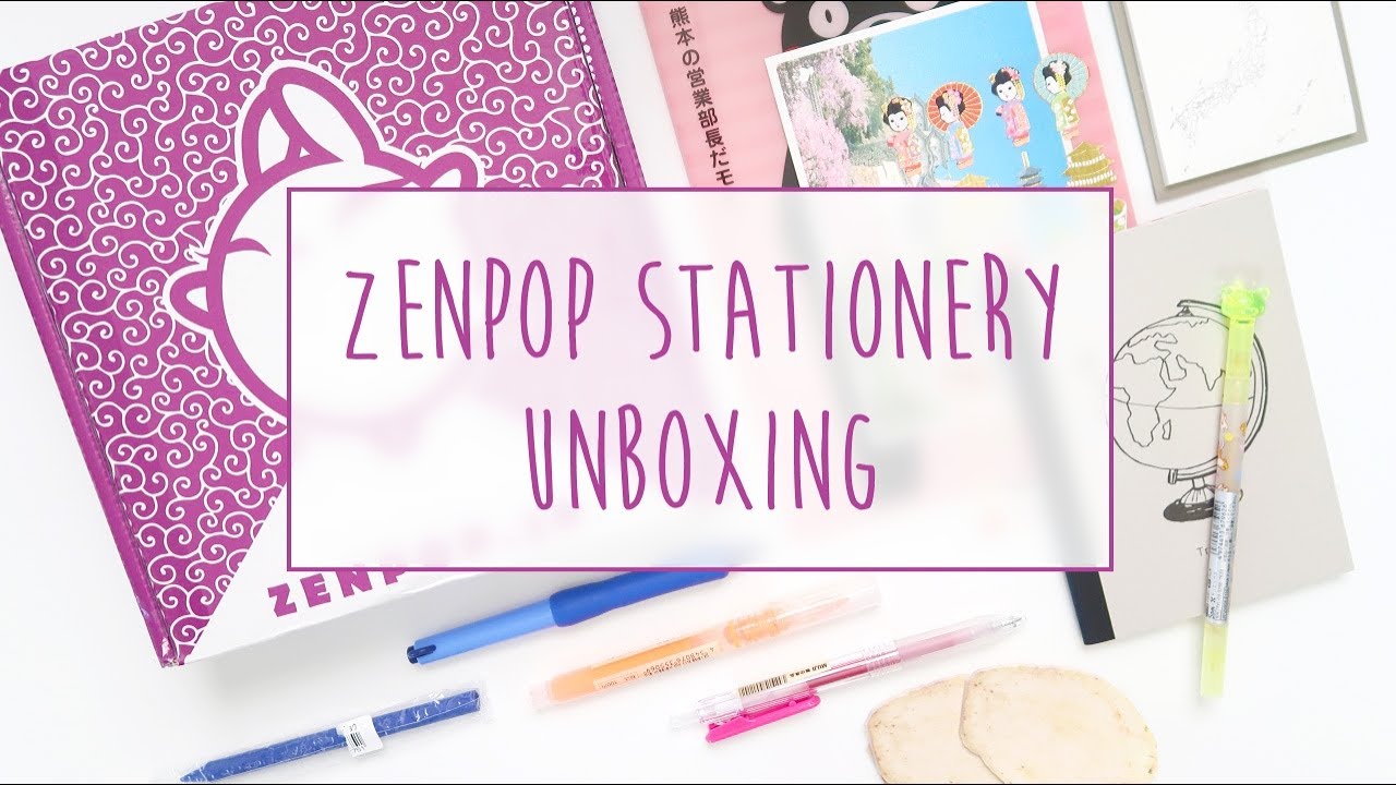 Zenpop Stationery Unboxing 2017 ~ A Beautiful Fable