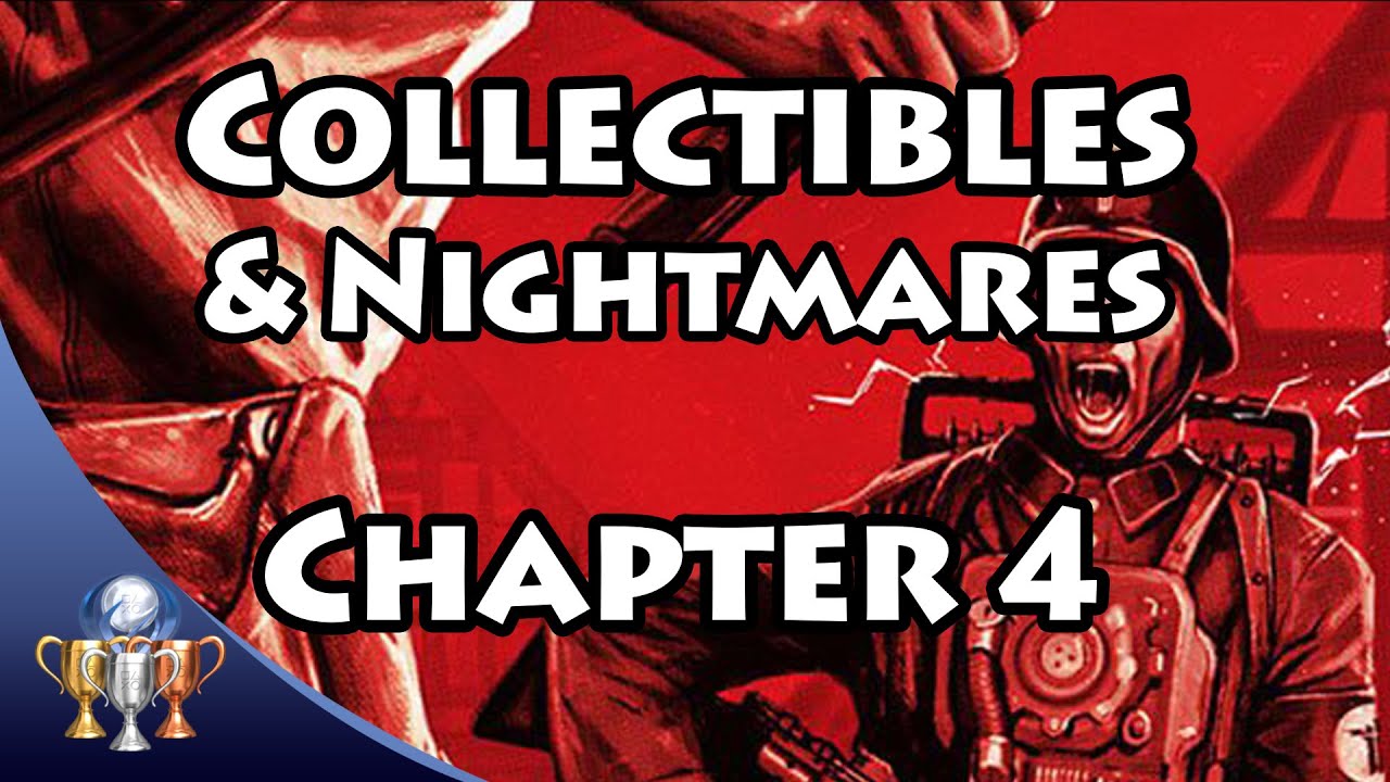 Wolfenstein The Old Blood Collectibles [Chapter 4 - Escape] Gold, Letter & Escape Nightmare Level