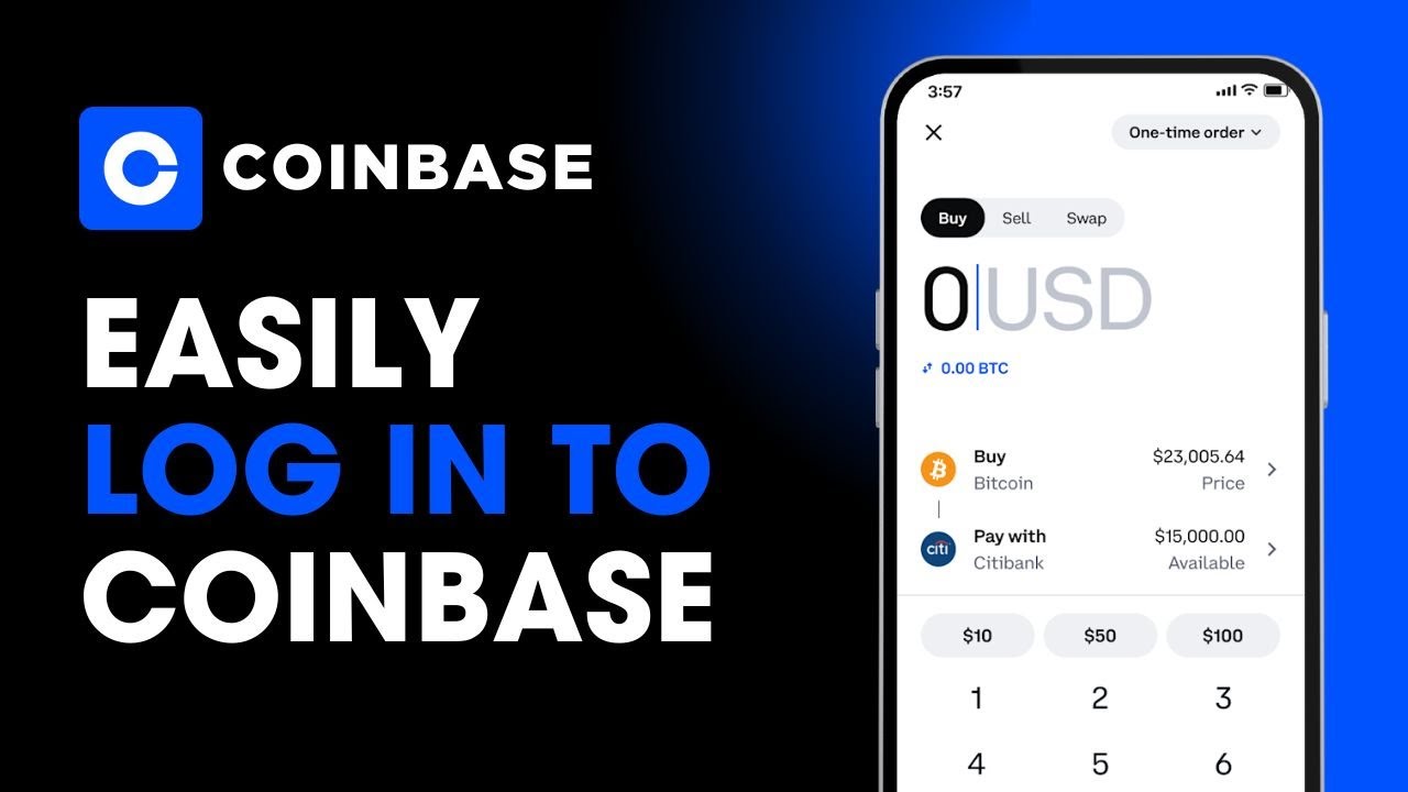 How to Login to Coinbase App !
