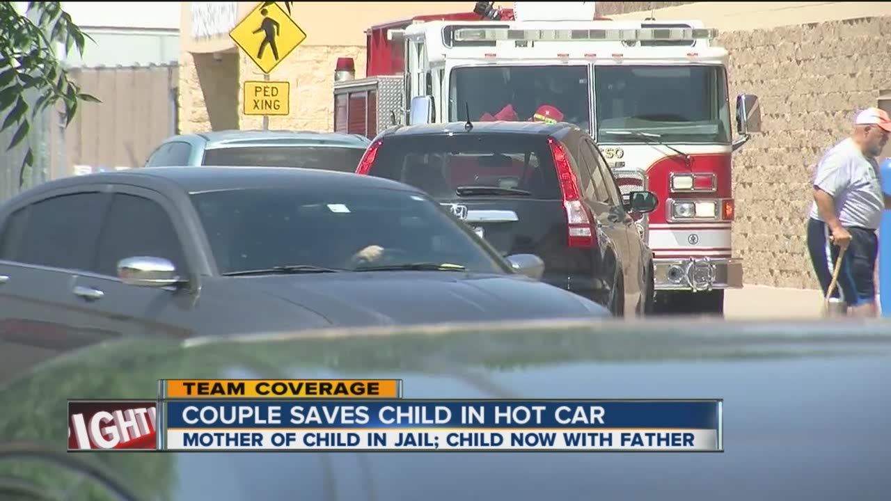 Couple Saves Child Locked In Hot Car
