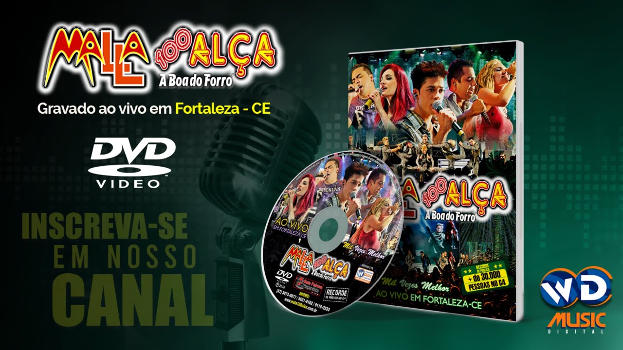 DVD Mala 100 Alça - Ao vivo em Fortaleza - CE