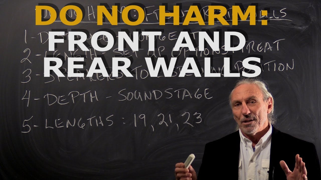 Do No Harm - Front and Rear Walls - www.AcousticFields.com
