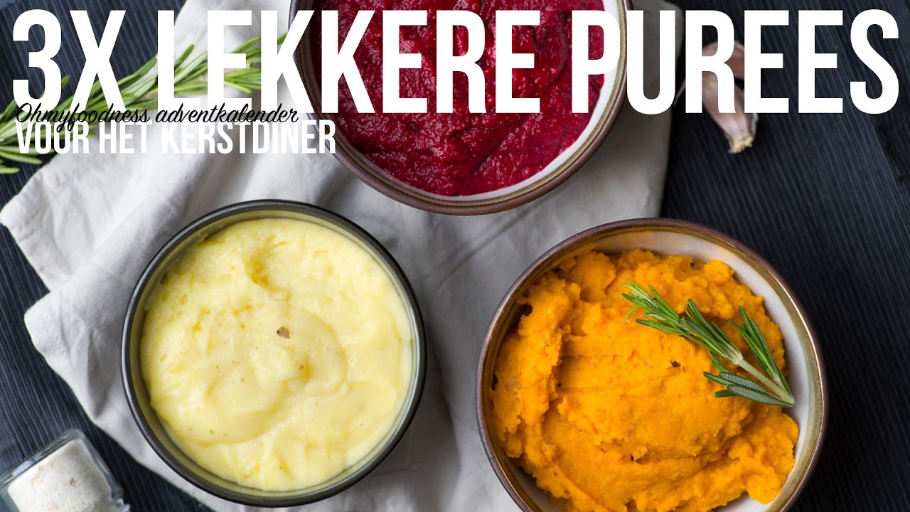 OMF Advent #14: 3x purees voor bij het kerstdiner | OhMyFoodness