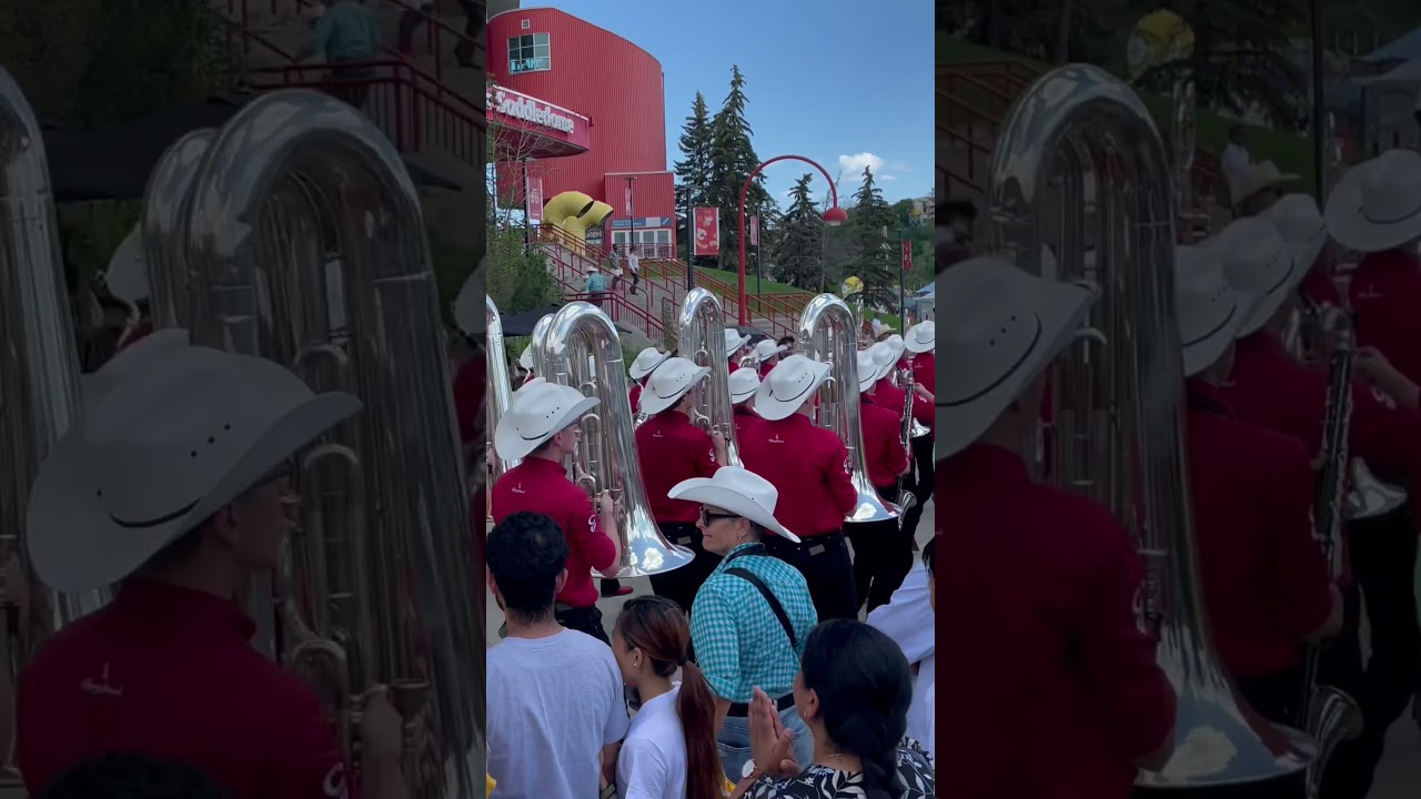 Showband at Calgary Stampede. Subscribe for more. #band #showband #canada #travel #calgary #vlog