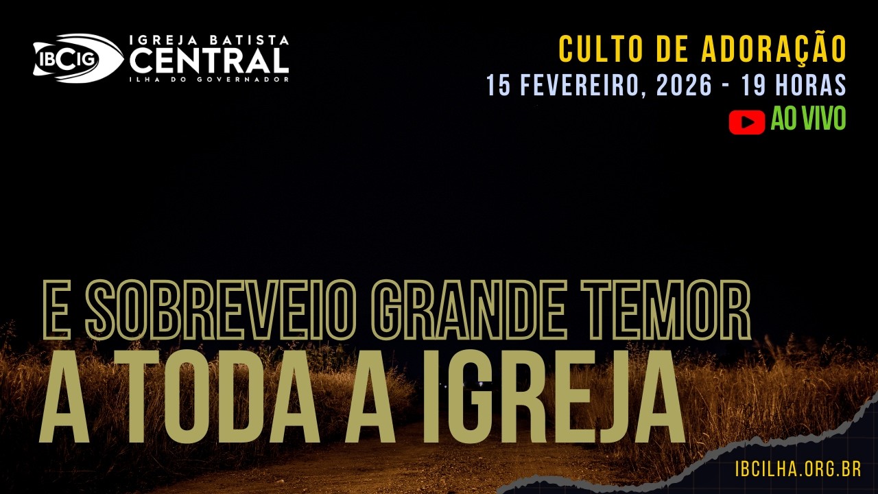 CULTO DE CELEBRAÇÃO || 15fev2026 || 19h
