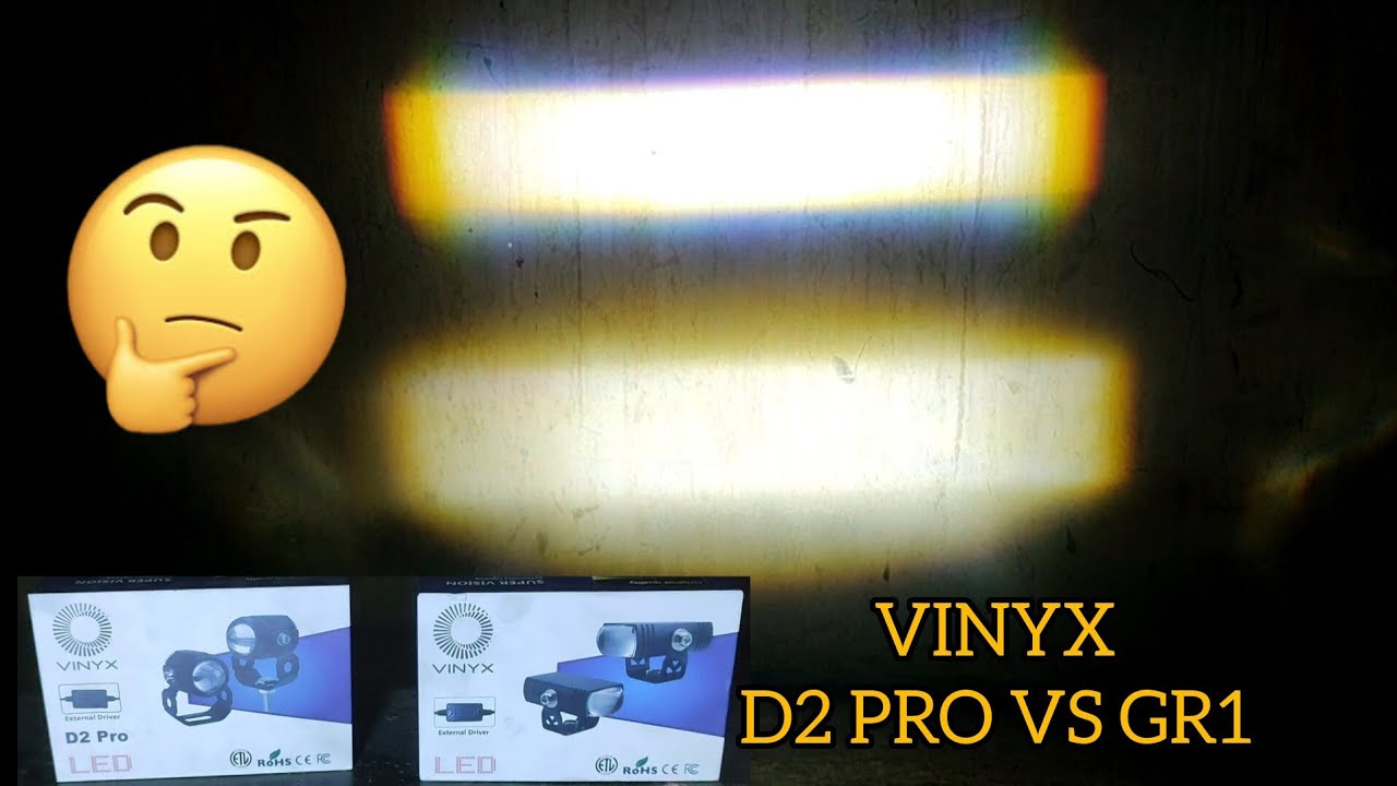 LAMPU TEMBAK VINYX D2 PRO VS VINYX GR1