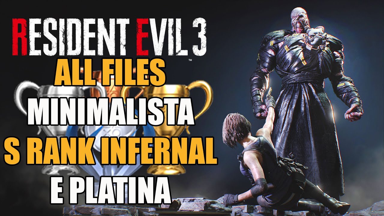 TROFÉU DE PLATINA RESIDENT EVIL 3 AO VIVO