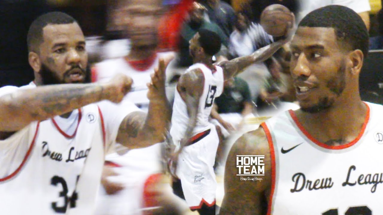 Iman Shumpert & The Game LIGHT IT UP at The Drew League