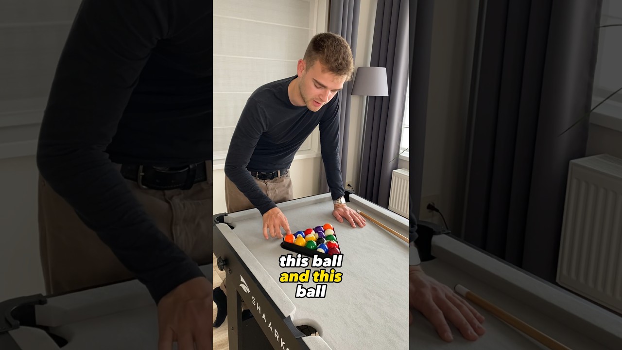 How to CORRECTLY rack a 8ball game🎱✅ Avoid these classic mistakes! #billiards #shaarkon