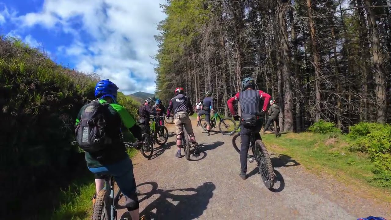Djouce trails with the MAD club - MTB