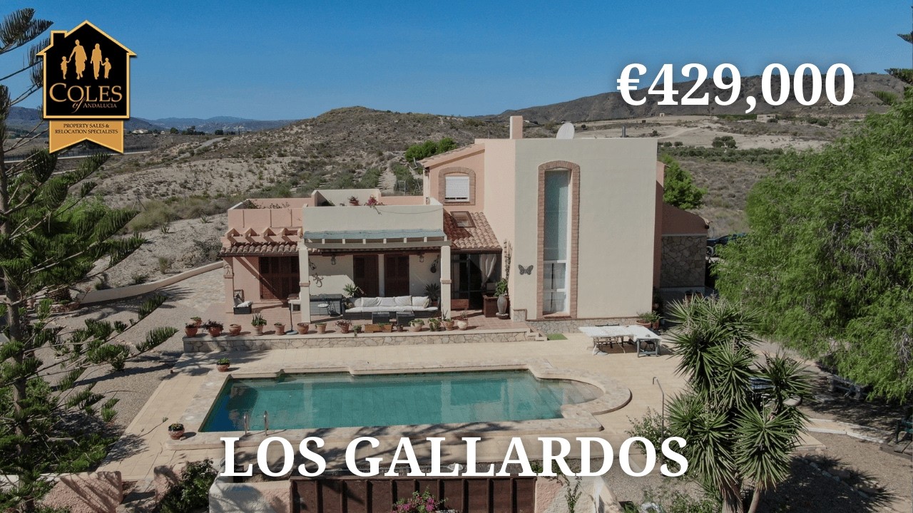 GAL5V07 - Stunning rural villa on the outskirts of Los Gallardos - €429,000
