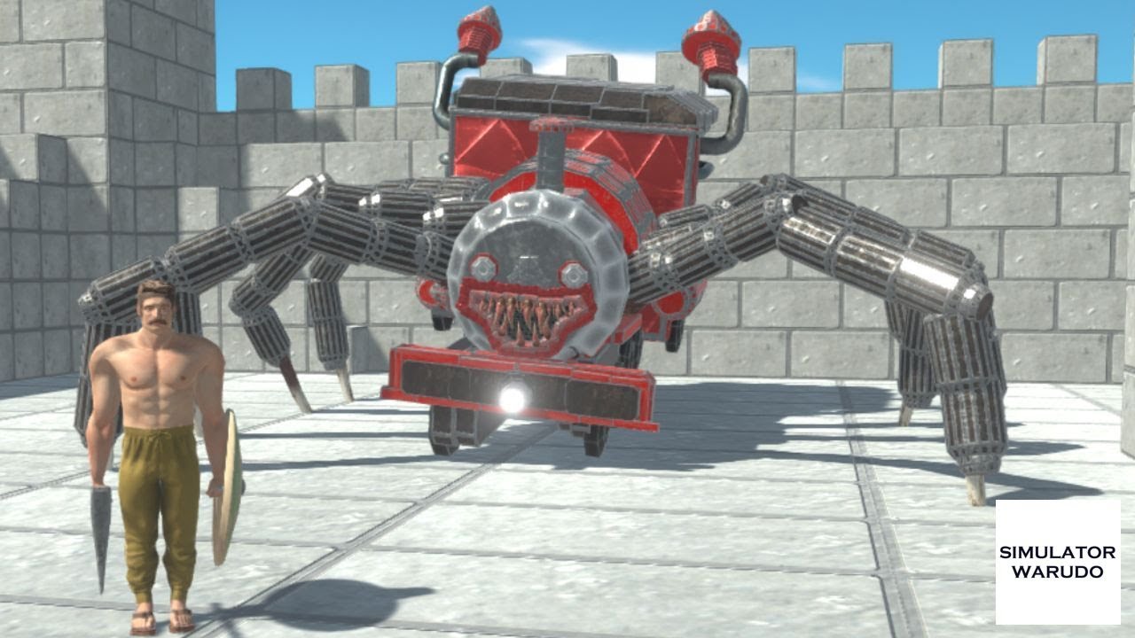 Choo Choo Charles vs ALL UNITS in Brick Castle Animal Revolt Battle Simulator