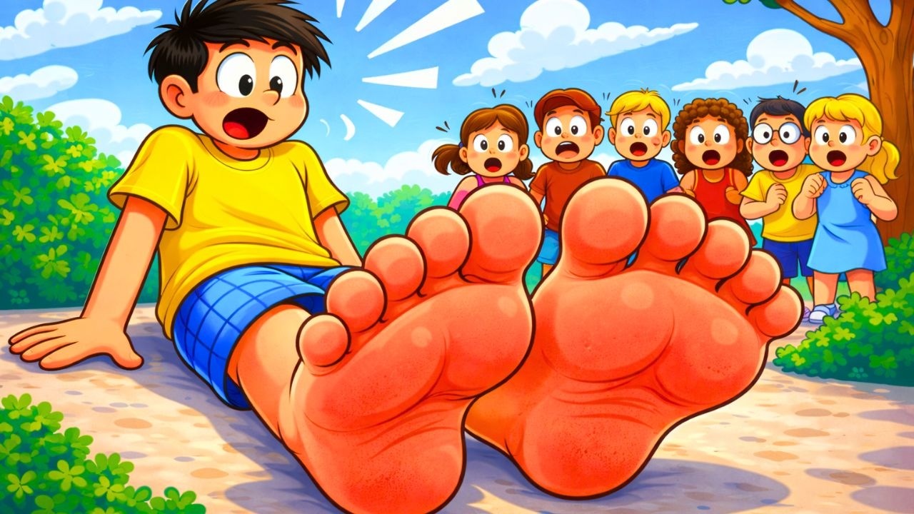 O MENINO DOS PÉS GIGANTES