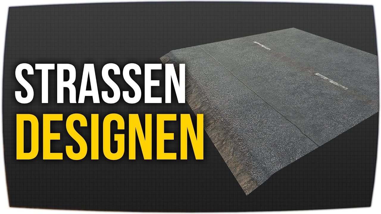 Stra&szlig;en erstellen / texturieren ► Substance Painter (Anf&auml;nger Tutorial)