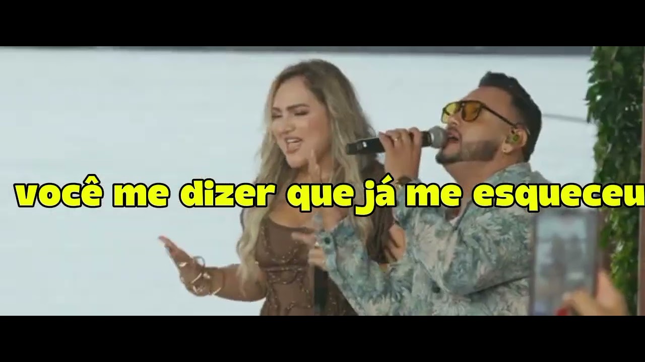 Playback original em formato videokê nosso amor venceu/Rebeca Lindsay e Allanzinho 