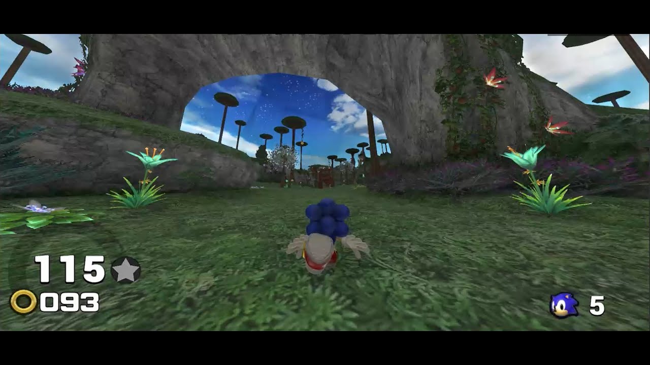 Sonic Colors but it's my own Sonic fan game