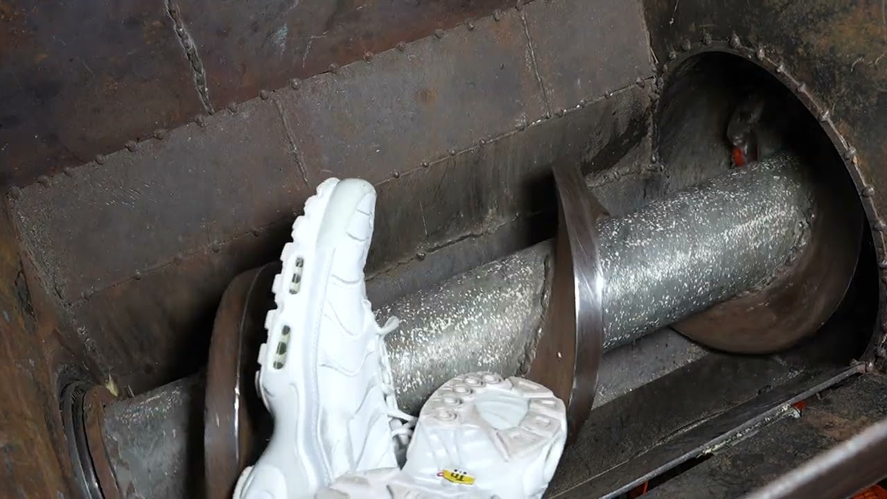 Friends Nikes in compactor 1