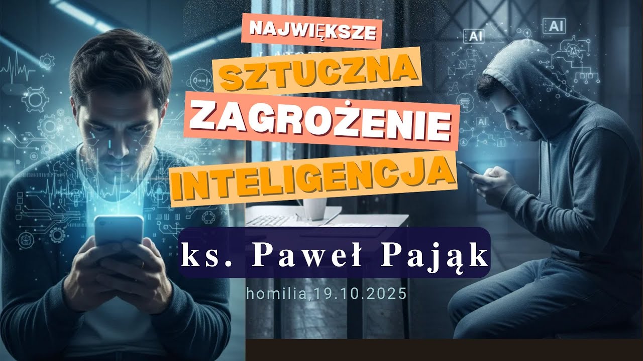 Co robi z nami sztuczna inteligencja? Czy  zabiera nam zdolność myślenia? - ks. Paweł Pająk