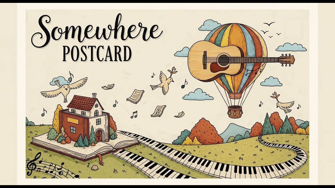 Somewhere Postcard | Global Folk-Pop, Acoustic Travel Songs & Multilingual Vibes