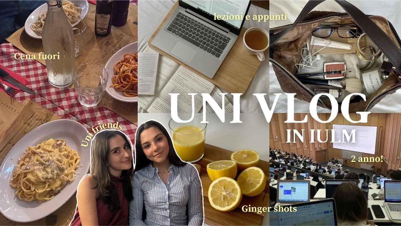 I primi giorni di università | inizio il 2 anno in IULM, cene fuori, lezioni e appunti *weekly vlog*