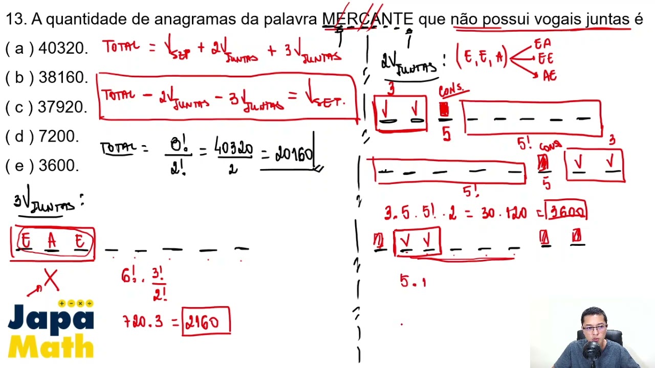 Prova EFOMM Resolvida(2015 - 2016) - Matemática - Questão 13