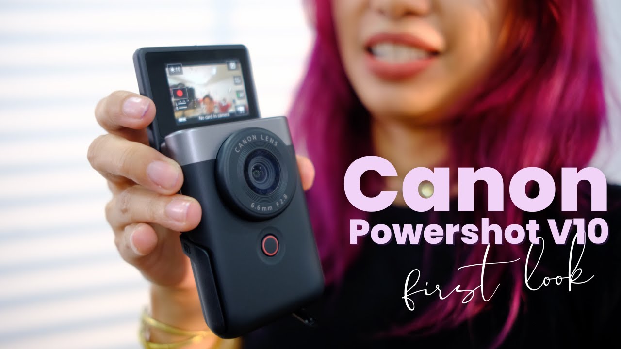 Canon Powershot V10 first look: The best vlogging camera??