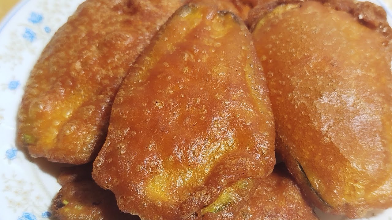 রমজানের ইফতারে পারফেক্ট ক্রিসপি বেগুনি | Easy Beguni Recipe 😋#santakitchen #cooking #recipe 🤤🤤🤤